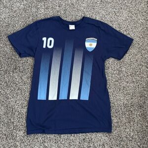 Kids Blue Argentina Graphic T-Shirt